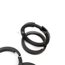 Wear resistant carbon filled PTFE piston backup ring